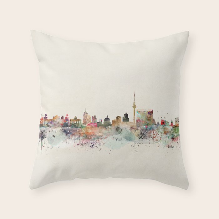 berlin germany Throw Pillow Gallery Image 1