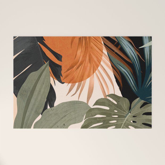 Jungle Abstract 14 Welcome Mat Gallery Image 1