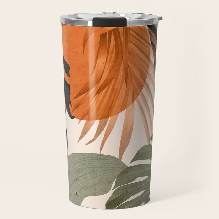 Jungle Abstract 14 Travel Mug Gallery Image 1