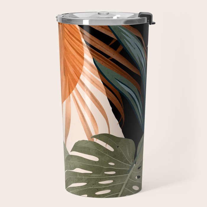 Jungle Abstract 14 Travel Mug Gallery Image 2