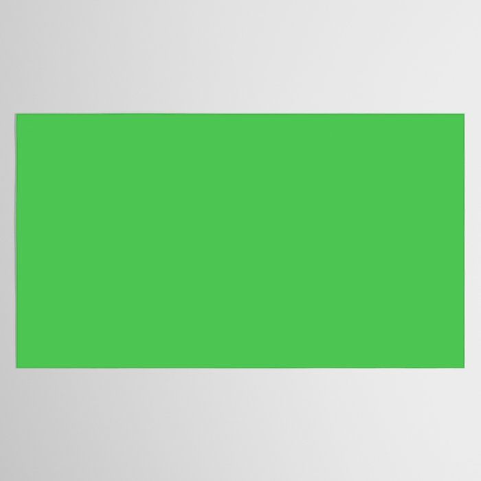 Solid Bright Kelly Green Color Tablecloth Gallery Image 2