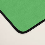 Solid Bright Kelly Green Color Desk Mat Gallery Image 4