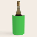 Solid Bright Kelly Green Color Wine Chiller Gallery Image 2