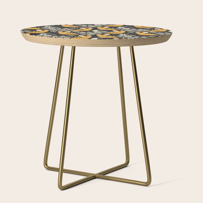 Jackalope - black & marigold  Side Table Gallery Image 1