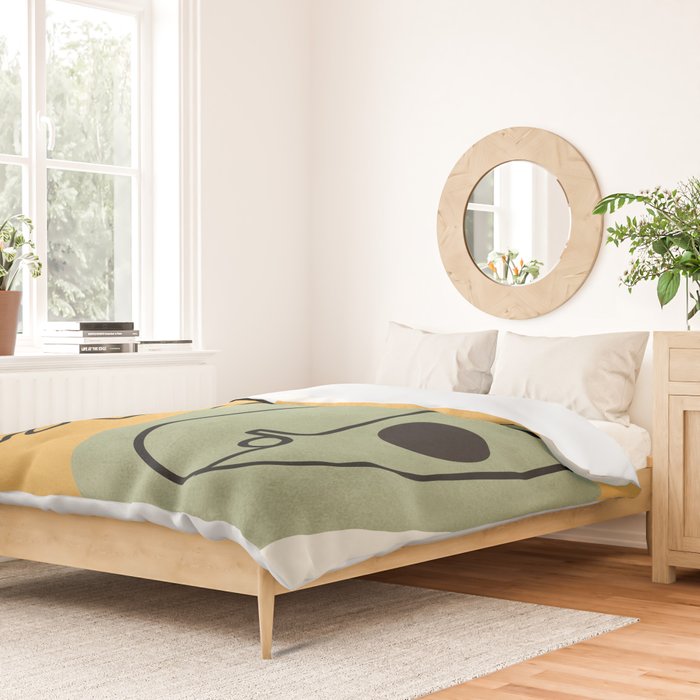Abstract Faces 19 Duvet Cover Gallery Image 2