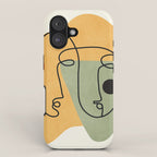 Abstract Faces 19 iPhone Case Gallery Image 1