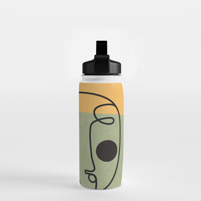 Abstract Faces 19 Water Bottle Gallery Image 2