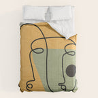 Abstract Faces 19 Comforter Gallery Image 6