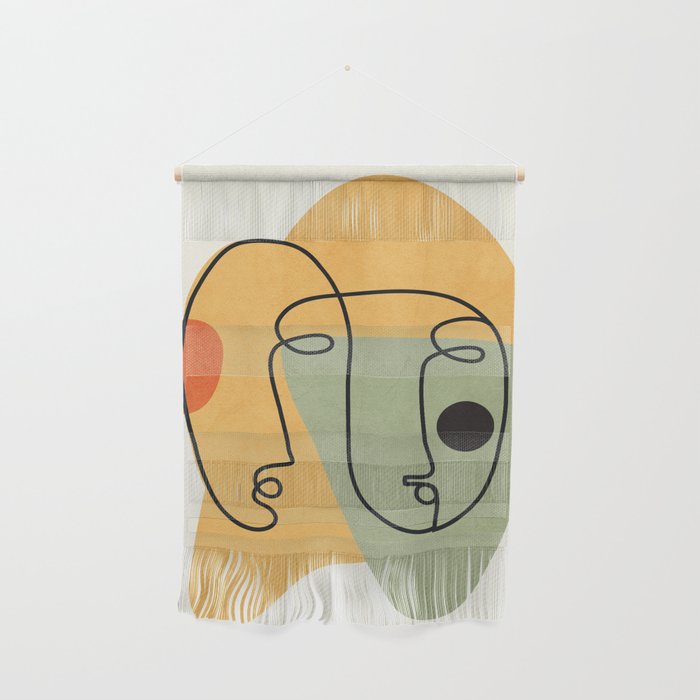 Abstract Faces 19 Wall Hanging Gallery Image 1