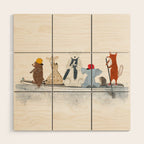 little big surfboard Wood Wall Art Gallery Image 1