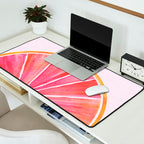 Sunny Grapefruit Watercolor Desk Mat Gallery Image 2