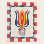 Folksy Tulip Poster Gallery Image 4