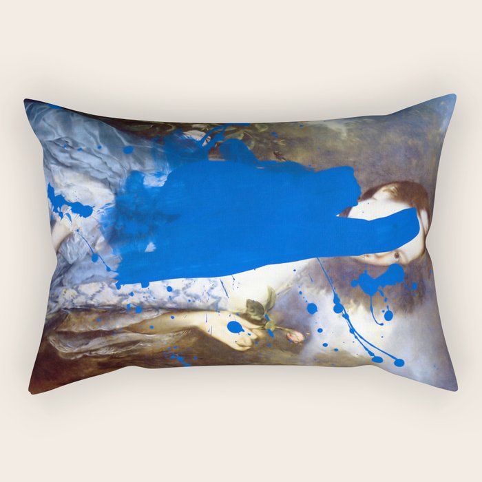 Blue Bomb Rectangular Pillow Gallery Image 2