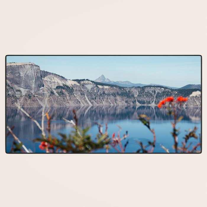 Thielsen from Crater Lake Desk Mat Gallery Image 3