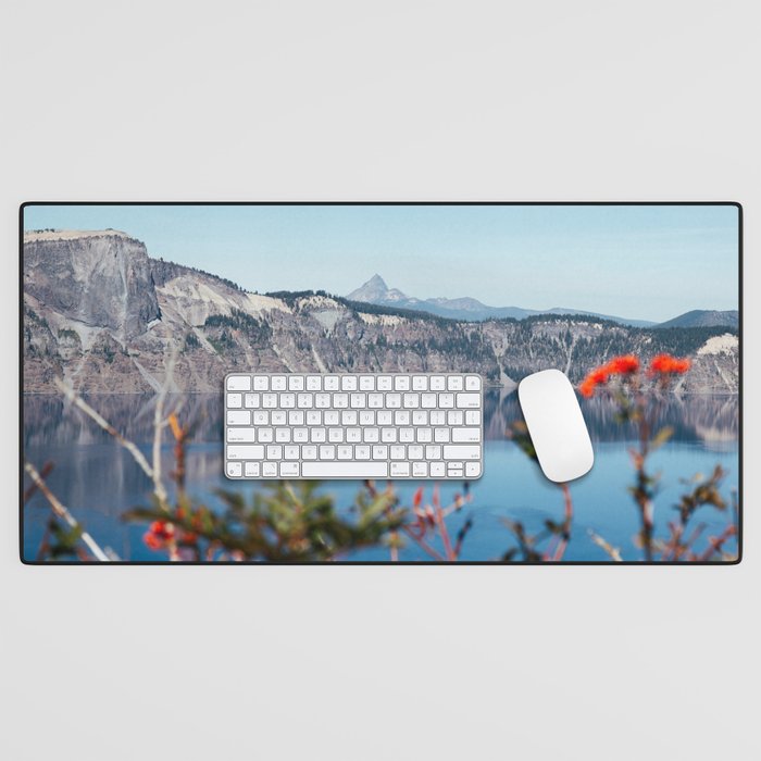 Thielsen from Crater Lake Desk Mat Gallery Image 1