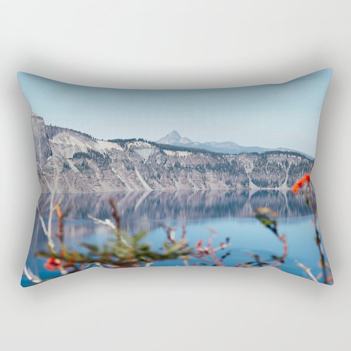 Thielsen from Crater Lake Rectangular Pillow Gallery Image 2