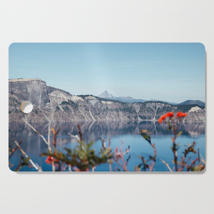 Thielsen from Crater Lake Cutting Board Gallery Image 1