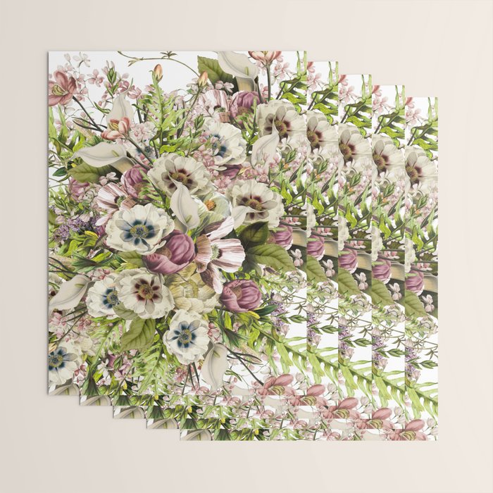 Messina Vintage Floral Wrapping Paper Gallery Image 3