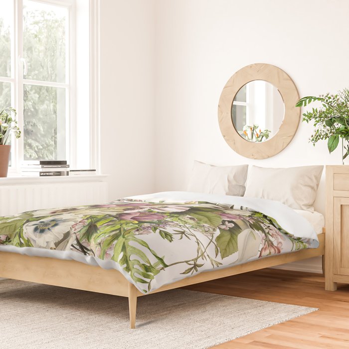 Messina Vintage Floral Duvet Cover Gallery Image 2