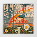 Caterpiller Era Wood Wall Art Gallery Image 1