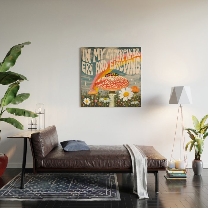 Caterpiller Era Wood Wall Art Gallery Image 2