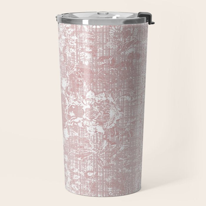 Antique French Oriental Faded Rose Travel Mug Gallery Image 2