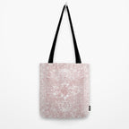 Antique French Oriental Faded Rose Tote Bag Gallery Image 2