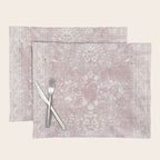 Antique French Oriental Faded Rose Placemat Gallery Image 1