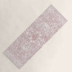 Antique French Oriental Faded Rose Yoga Mat Gallery Image 1