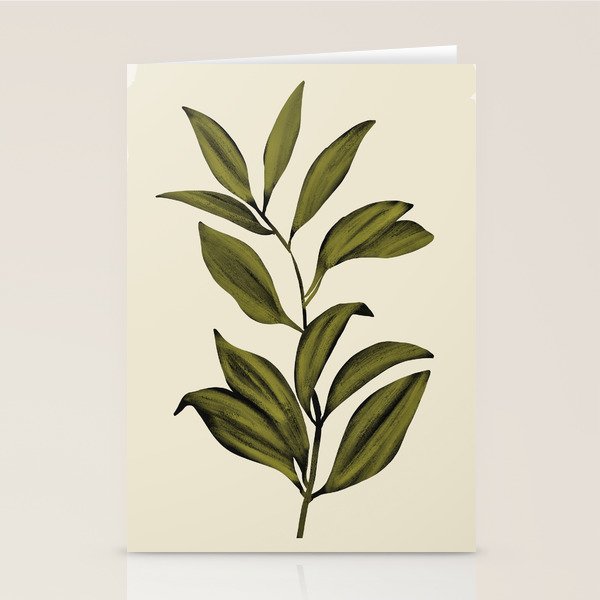 Abstract Art /Minimal Plant 82 Stationery Card Gallery Image 2