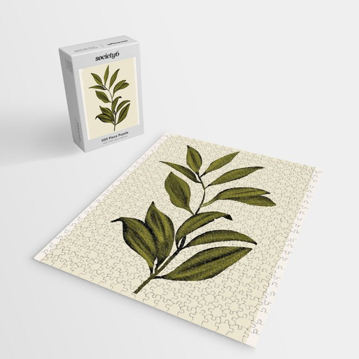 Abstract Art /Minimal Plant 82 Jigsaw Puzzle Gallery Image 2