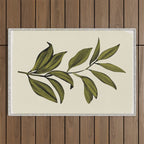 Abstract Art /Minimal Plant 82 Outdoor Rug Gallery Image 1