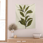 Abstract Art /Minimal Plant 82 Wall Tapestry Gallery Image 2
