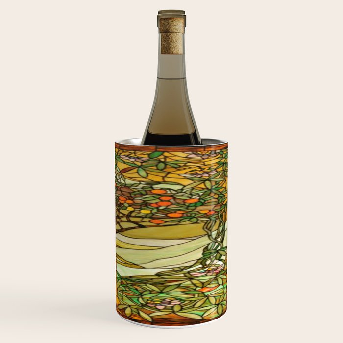 Louis Comfort Tiffany - Stained glass. Tree of life Wine Chiller Gallery Image 3