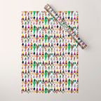 Superhero Butts - Girls Superheroine Butts LV Wrapping Paper Gallery Image 1