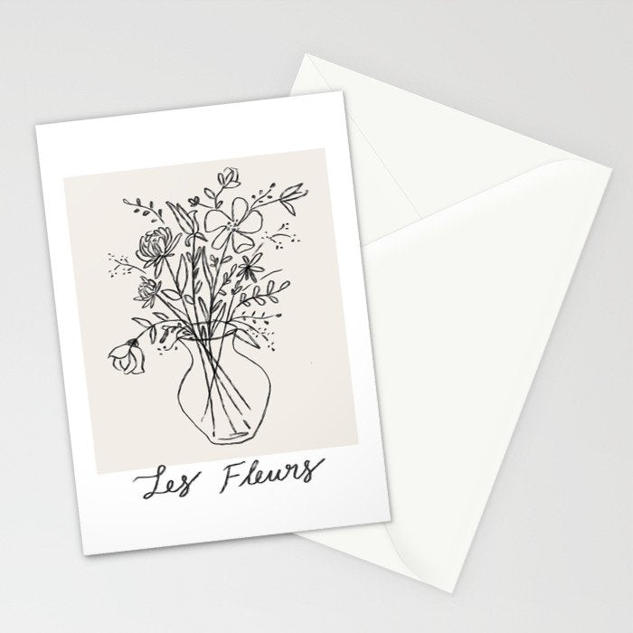 Les Fleurs Stationery Card Gallery Image 2
