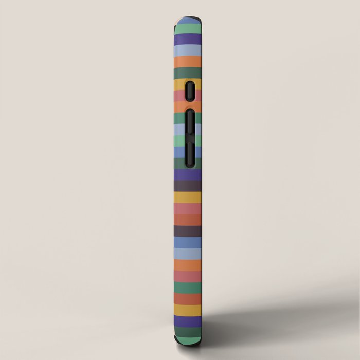 Colorful Abstract Irregular Stripes  iPhone Case Gallery Image 2