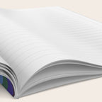 Colorful Abstract Irregular Stripes  Notebook Gallery Image 2