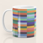 Colorful Abstract Irregular Stripes  Coffee Mug Gallery Image 3