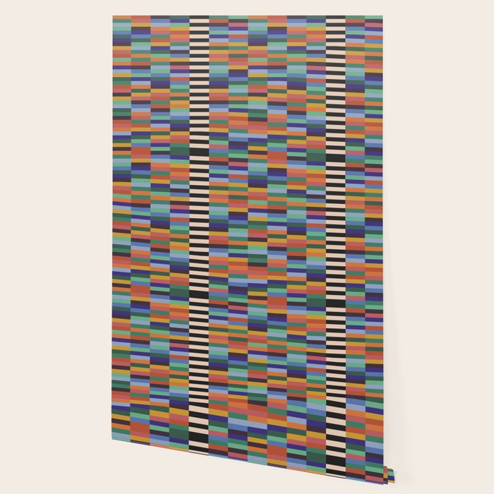 Colorful Abstract Irregular Stripes  Wallpaper Gallery Image 2