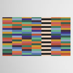 Colorful Abstract Irregular Stripes  Tablecloth Gallery Image 2