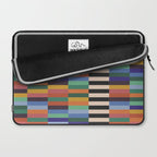 Colorful Abstract Irregular Stripes  Laptop Sleeve Gallery Image 2