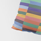 Colorful Abstract Irregular Stripes  Pillow Sham Gallery Image 4