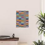 Colorful Abstract Irregular Stripes  Poster Gallery Image 2