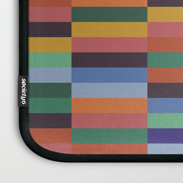 Colorful Abstract Irregular Stripes  Laptop Sleeve Gallery Image 3