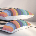 Colorful Abstract Irregular Stripes  Pillow Sham Gallery Image 3