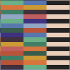 Colorful Abstract Irregular Stripes  Coffee Mug Gallery Image 2