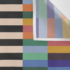 Colorful Abstract Irregular Stripes  Wall Tapestry Gallery Image 3