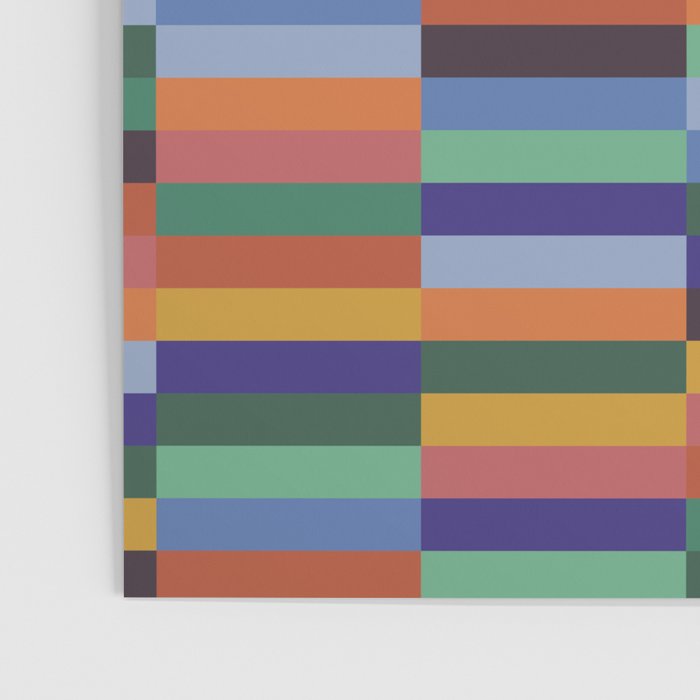 Colorful Abstract Irregular Stripes  Poster Gallery Image 3