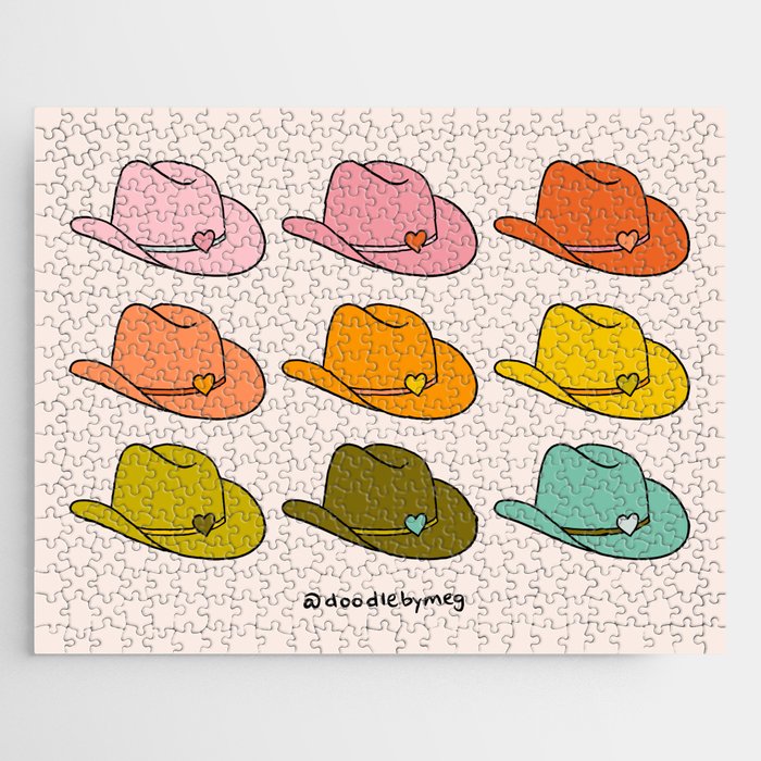 Rainbow Cowboy Hats Jigsaw Puzzle Gallery Image 1